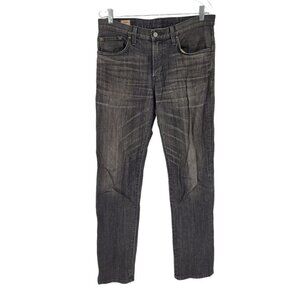 Edwin 503 mens 32 34 regular narrow black wash denim straight leg Made in Japan